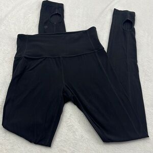 Athleta Black Womens‎ S Foot Strap Tight Leggings